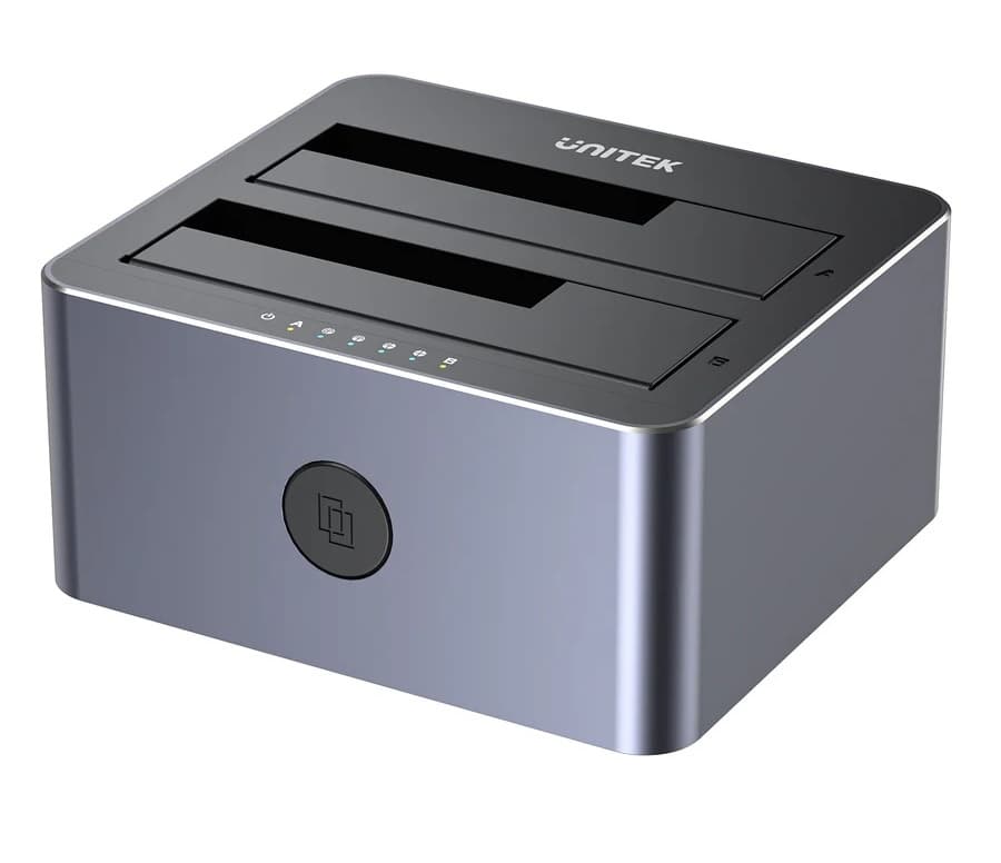 Dock Station Unitek USB 3.0 Doble Bahía SATA III