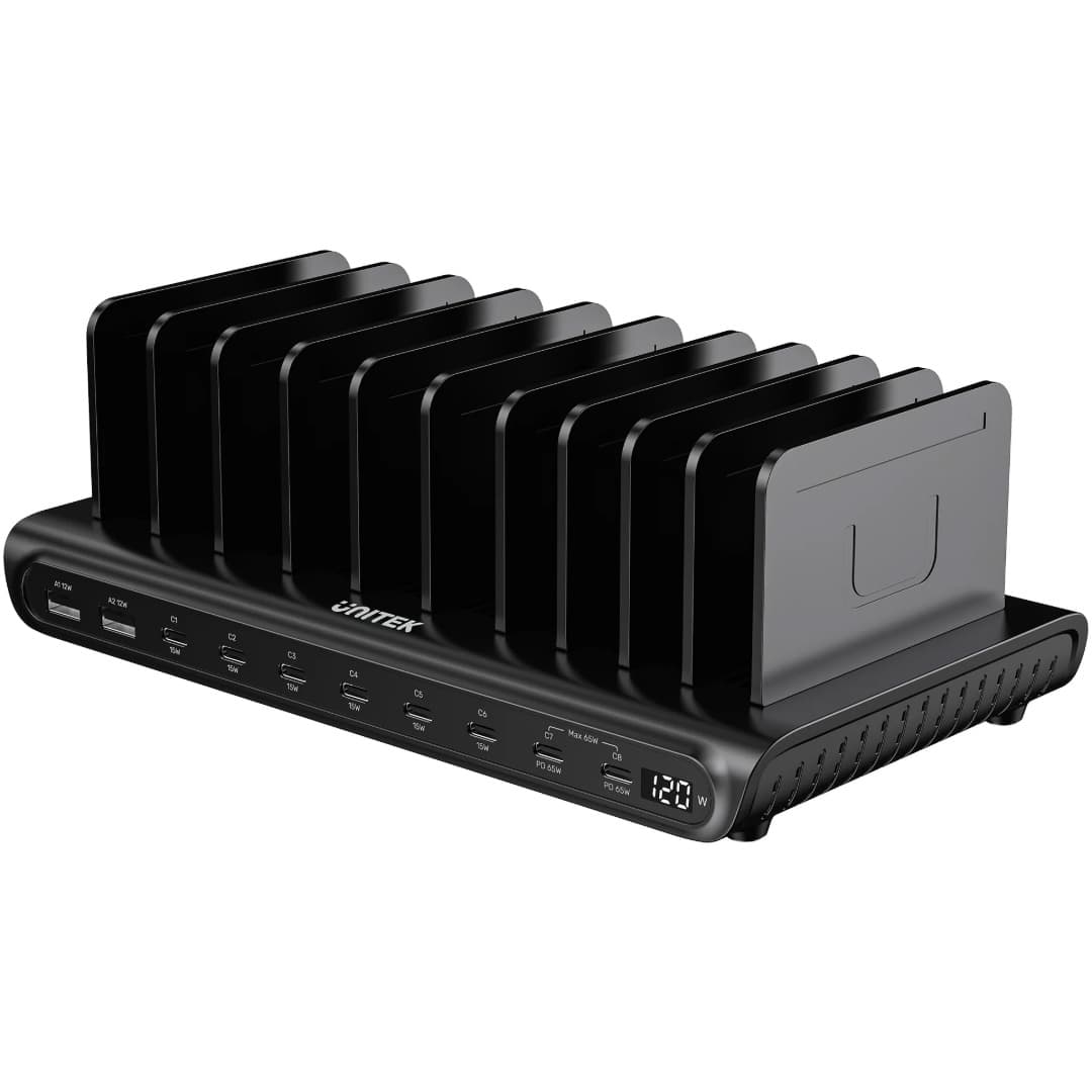 Estación de Carga Unitek uCharge 120W 10 Puertos