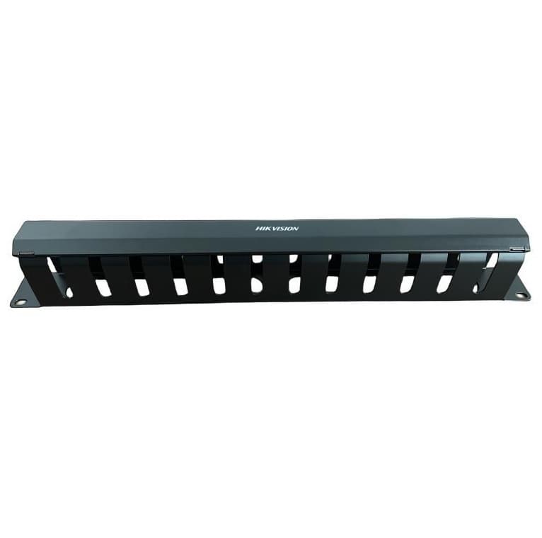 Organizador de Cables Hikvision 1U 12 Ranuras Metálico