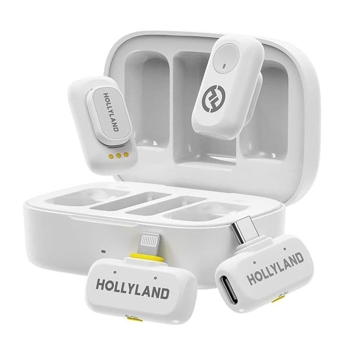 Micrófono Hollyland LARK A1 Combo Blanco