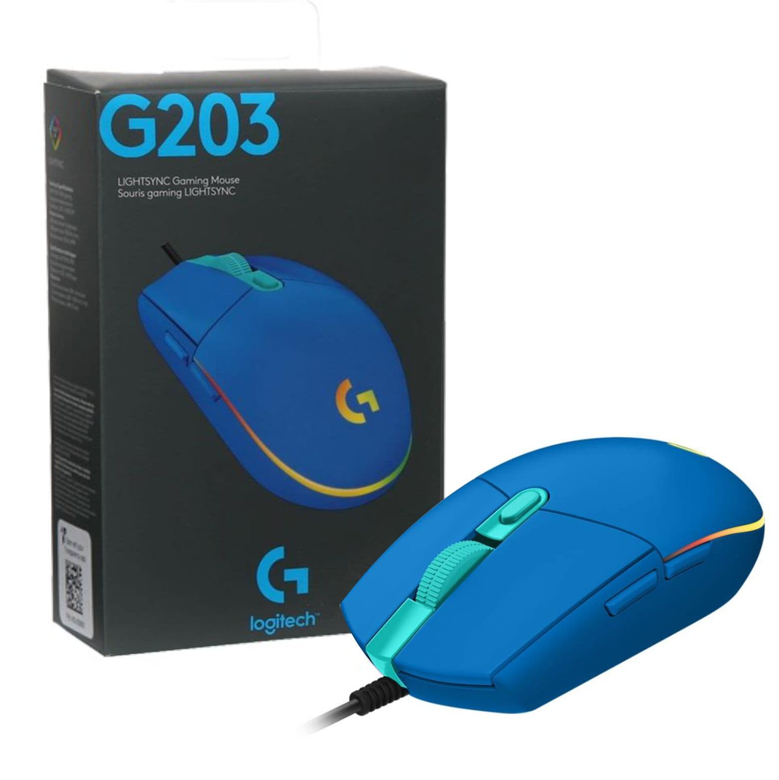 Mouse Logitech G203 Lightsync RGB Azul
