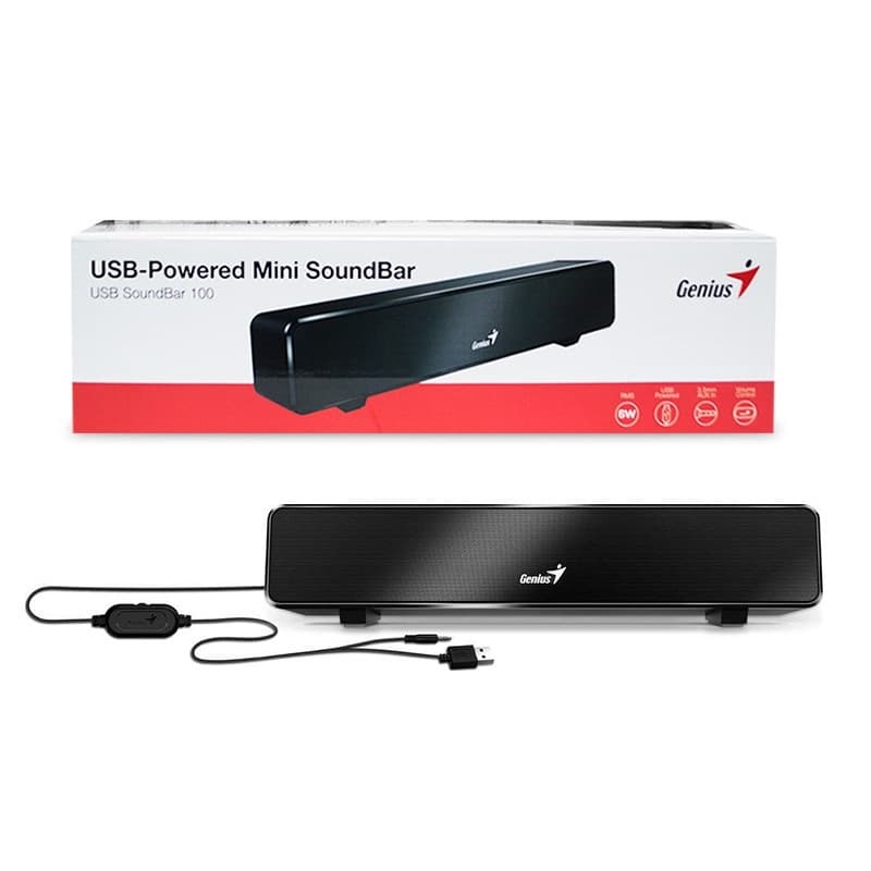 Parlante Genius SoundBar 100 6W USB