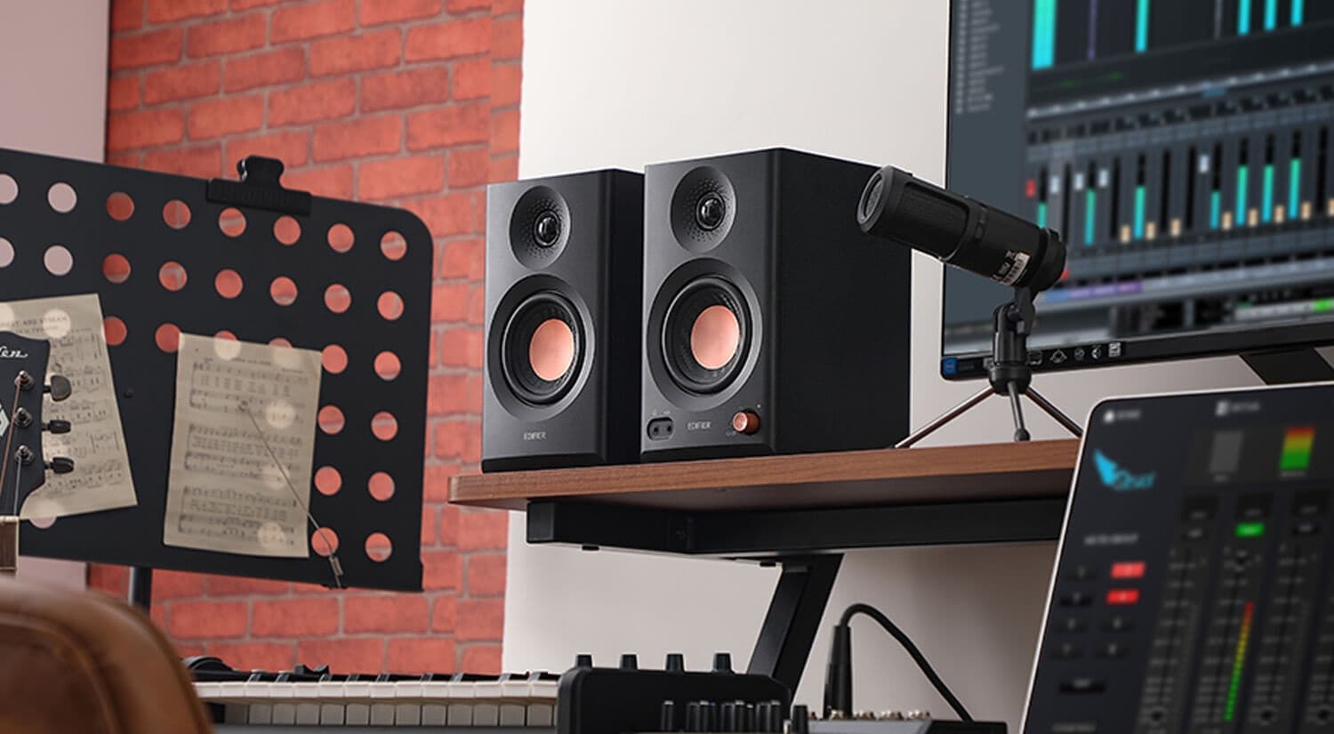 Monitores Edifier MR3 Estudio Bluetooth 36W Blanco