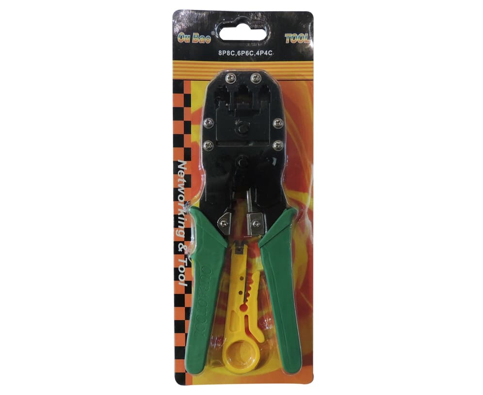 Pinza Crimpeadora NRG+ RJ45 RJ11 RJ12