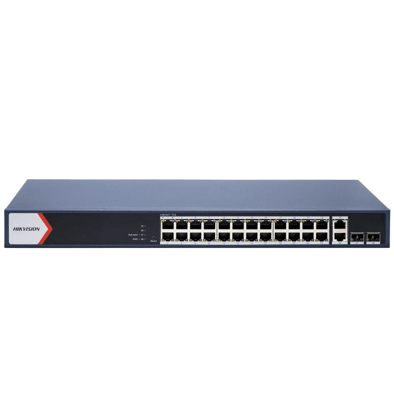 Switch PoE Hikvision DS-3E1528P-EI 24 puertos gigabit 370W Smart