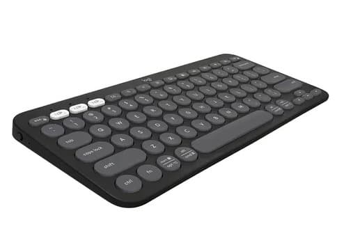 Teclado Logitech K380S Pebble Keys 2 Bluetooth Grafito