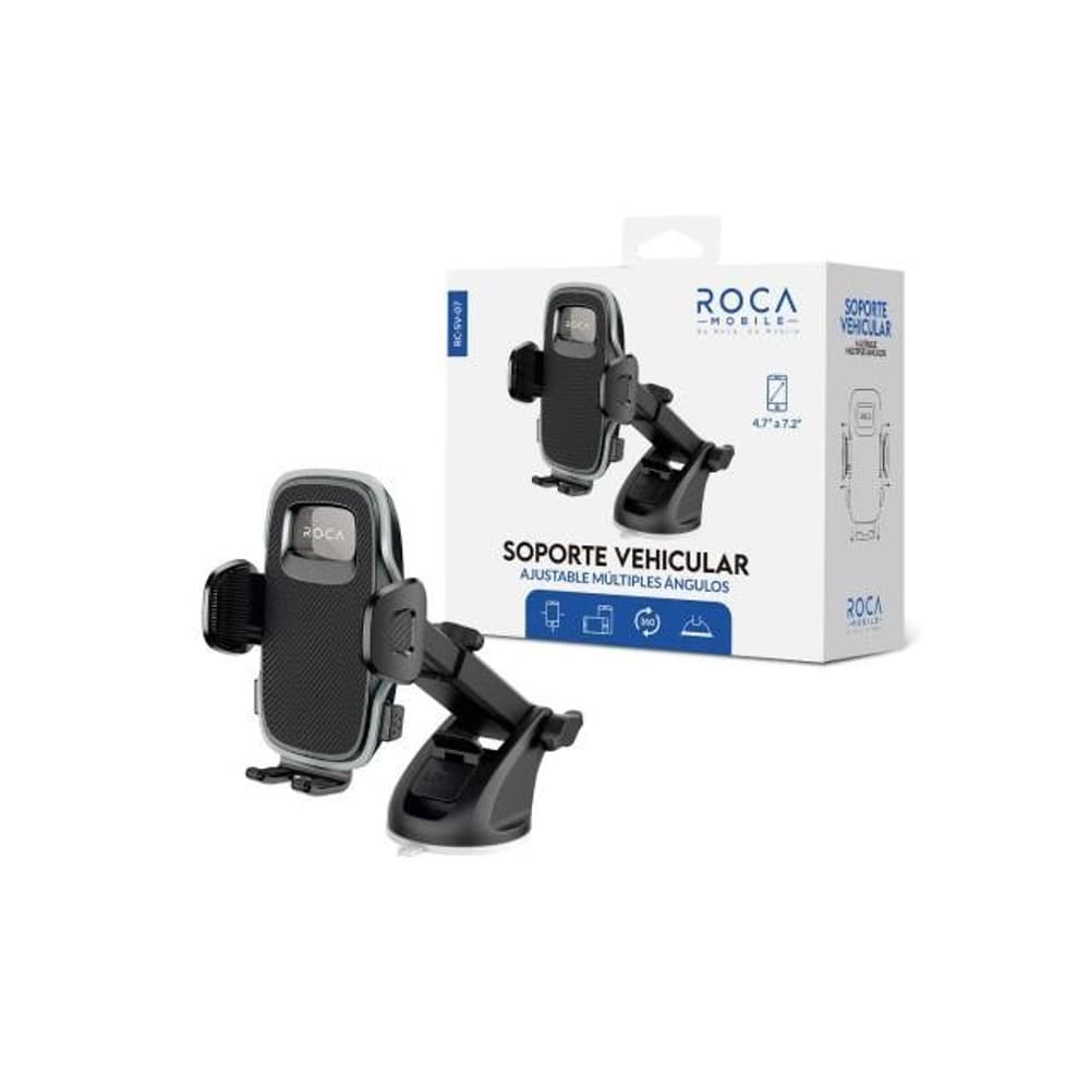 Soporte Vehicular ROCA Ajustable Con Ventosa